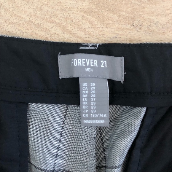 MENS PLAID TAILORED PANTS - Picture 3 of 5